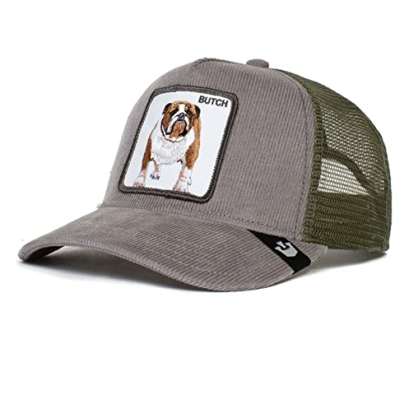 Goorin Bros. Unisex The Farm Corduroy Adjustable Trucker Hat, White (Wulbul), One Size