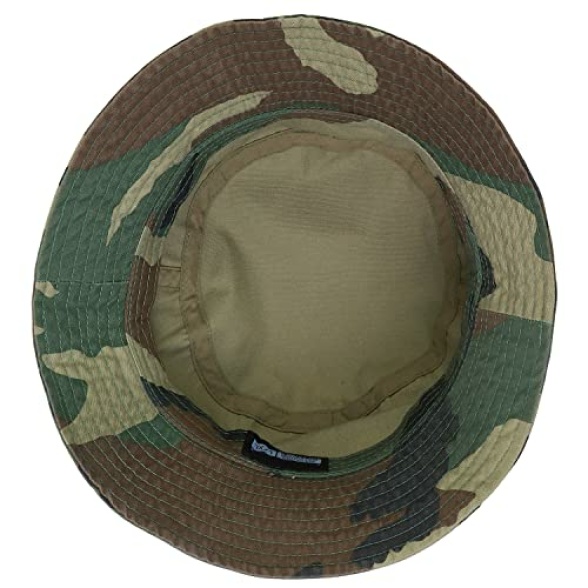 Falari Men Women Unisex Cotton Bucket Hat 100% Cotton Packable for Travel Fishing Hunting Summer Camp - Image 5