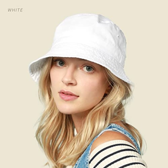 Hot Summer Bucket Hat - Trendy Cotton Sun Hat for Beach, Golf, Fishing - Fun Outdoor Vacation Boonie for Men and Women - Image 4