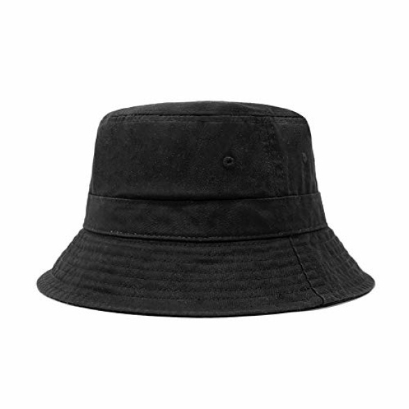 Hot Summer Bucket Hat - Trendy Cotton Sun Hat for Beach, Golf, Fishing - Fun Outdoor Vacation Boonie for Men and Women