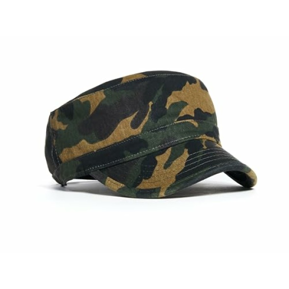 Military Cotton Caps Adjustable Cadet Hat Camo Army Hat Military Style Hat for Men & Women
