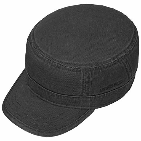 Stetson Gosper Army Cap Women/Men Black 7 1/2-7 5/8 - Image 3