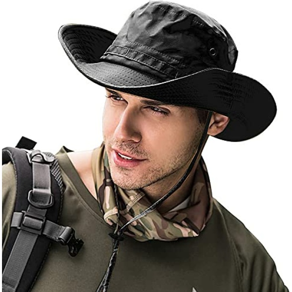 Sun Hats for Men Women Bucket Hat UPF 50+ Boonie Hat Foldable UV Protection Hiking Beach Fishing Summer Safari - Image 6