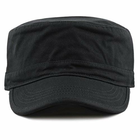 The Hat Depot Cadet Military Army Baseball Cap Tie Dye & Washed Cotton Basic & Distressed Cadet Brushed Cotton Cap - Image 3