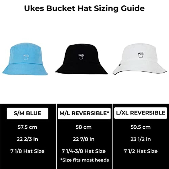 Ukes Premium Bucket Hat, Easy to Pack for Outdoor Summer Adventure, Fun Bucket Design - Image 7