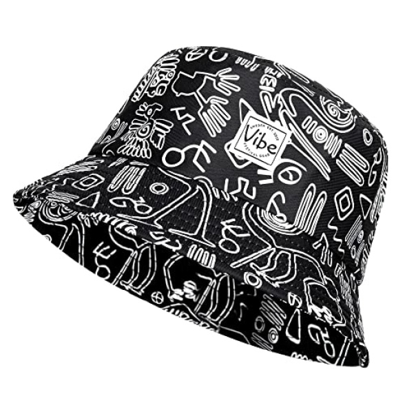 Vibe Festival Gear Bucket Hat Unisex for Men Women Fashion Fishing Hat Cute Fisherman Cap