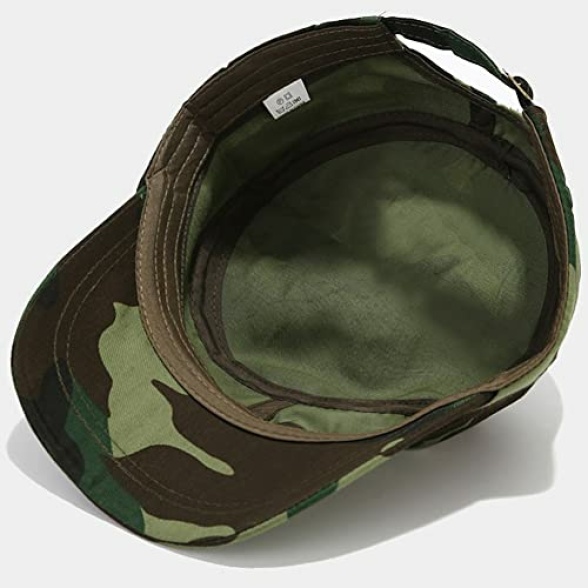 XYIYI Unisex Cotton Basic Cadet Army Cap Everyday Military Style Hat - Image 6