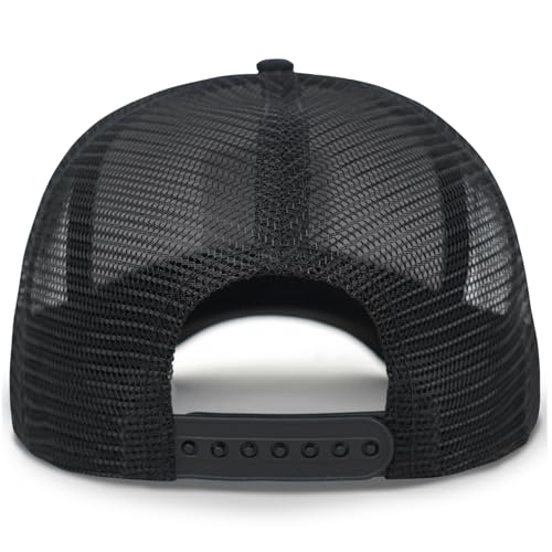 Animal Trucker Hats Leather Pattern Adjustable Snapback Mesh Animal Baseball Cap for Men - Image 7