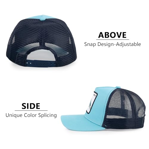 Mens Trucker Hats Mesh Snapback Animal Baseball Hats Unisex Running Sport Cap for Women Men - Image 5