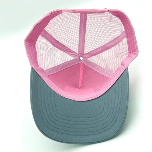 Trucker Hat, Animal Hat with Embroidered Patch & Polycotton Sweatband, Color Clash Design - Image 5