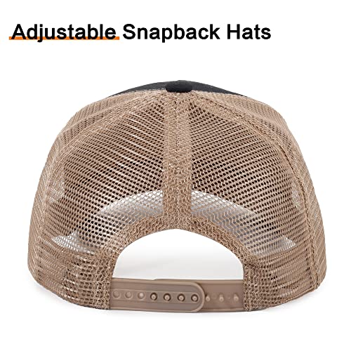 Trucker Hat Men Animal Snapback Hats Adjustable Embroidered Baseball Cap Mesh Breathable Square Patch Women Caps - Image 4